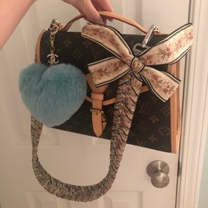 Authentic Fendi Floral Ribbon Shoulder Strap